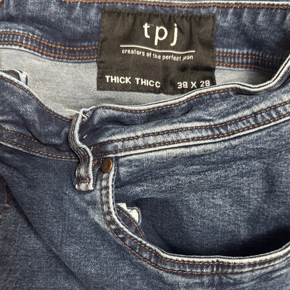 TPJ Men's Classic Bootcut Jeans - Dark Blue